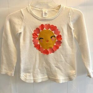 Gymboree Pocket Full Of Sunshine Crewneck Sweater 100% Cotton 5T